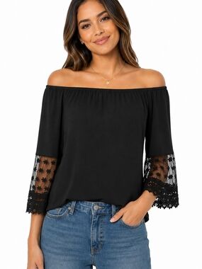 Factorie - Black Off-Shoulder Top
